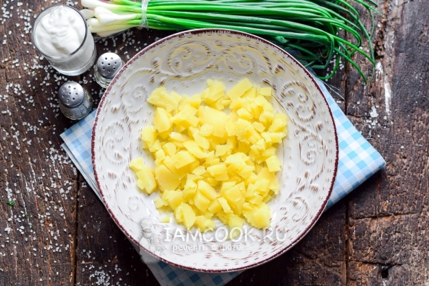 Порезать картофель