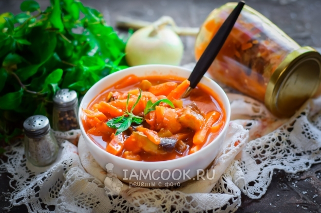 Рецепт лечо из кабачков и баклажанов на зиму