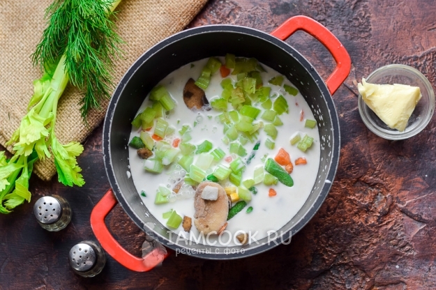 Влить сливки