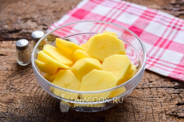 Порезать картофель
