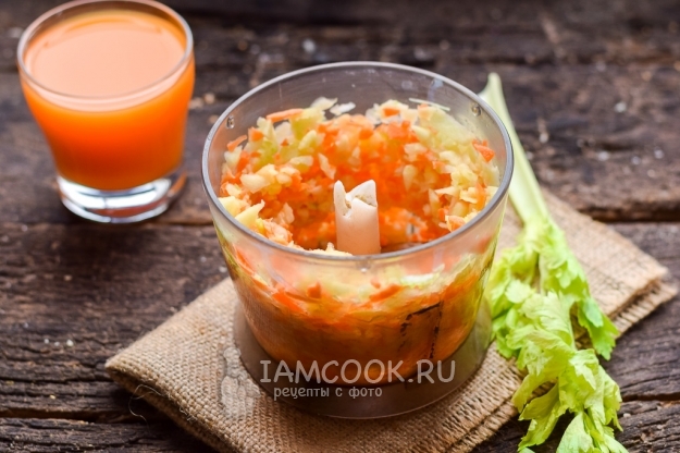 Измельчить овощи