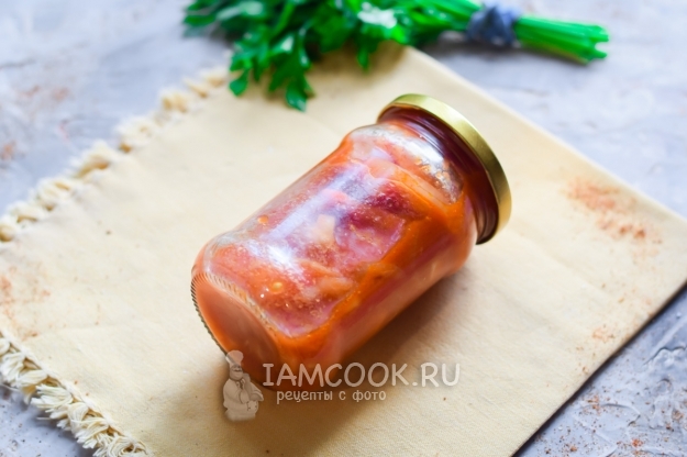 Фото салата из помидоров и моркови на зиму