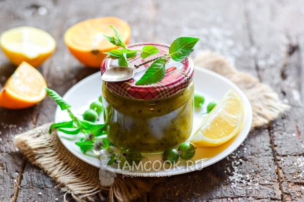 Рецепт варенья из крыжовника с лимоном и апельсином