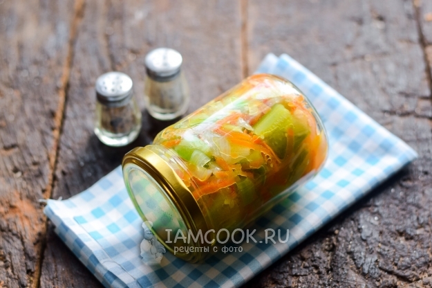 Рецепт кабачков с луком и морковью на зиму