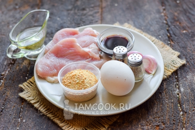 Ингредиенты для индейки в пряном кляре
