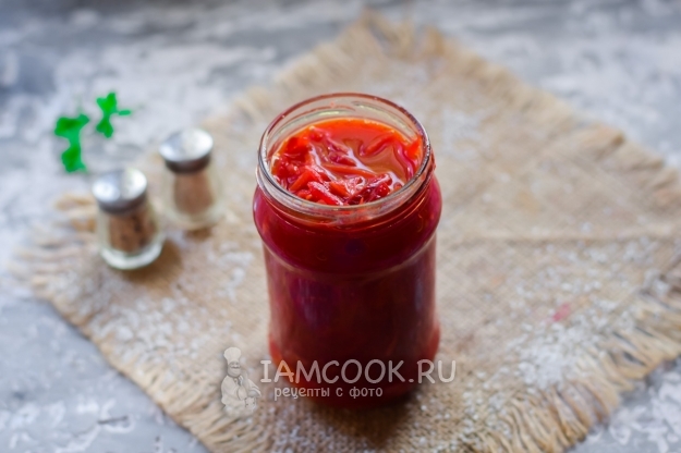 Фото салата из свеклы на зиму без стерилизации