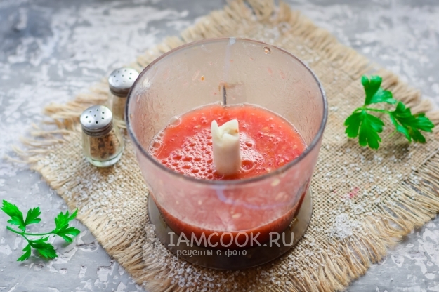 Пюрировать помидоры