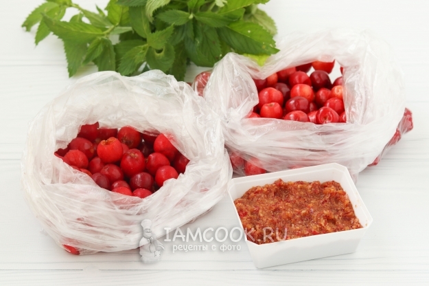 Фото заморозки черешни на зиму в холодильнике