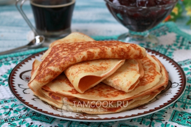 Готовые блины на манке дрожжевые