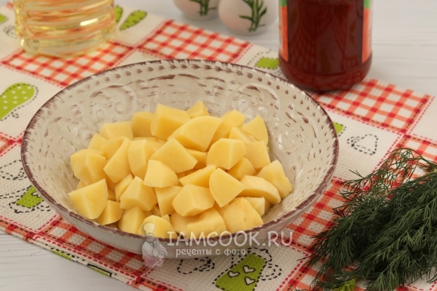 Порезать картофель