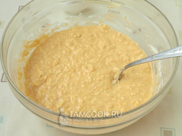 Размешать тесто