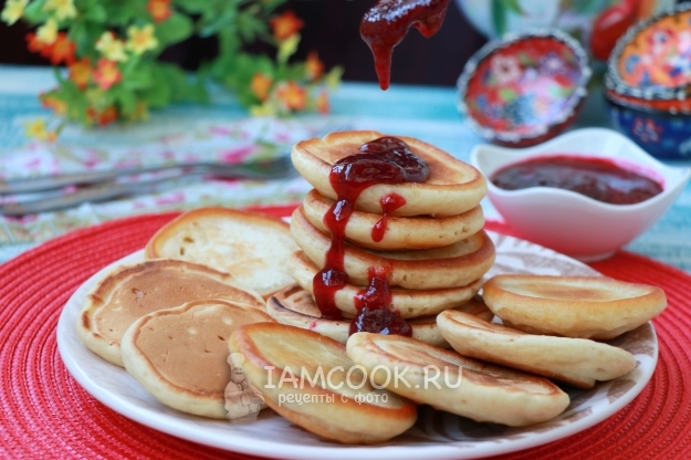 Вкусные оладьи на кислом молоке без яиц