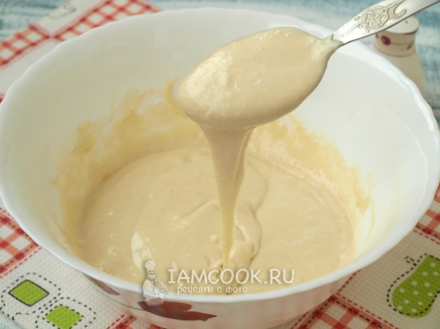 Размешать тесто