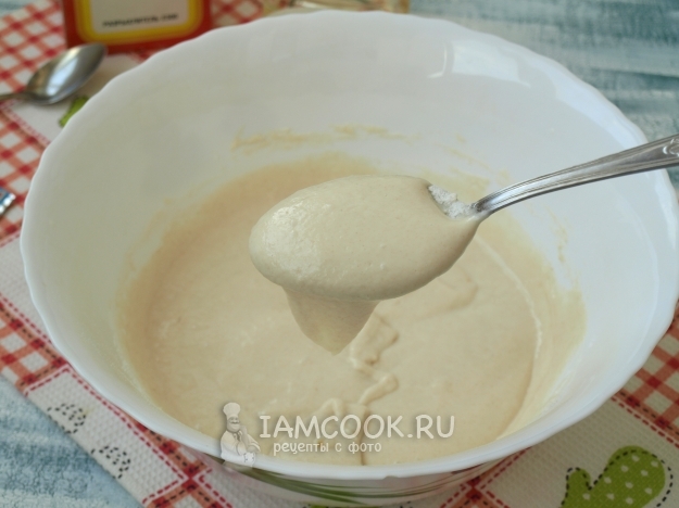 Размешать тесто