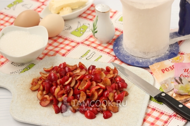 Порезать черешню