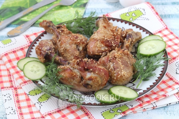 Рецепт курицы, запечённой по-восточному