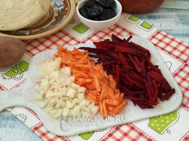 Порезать овощи