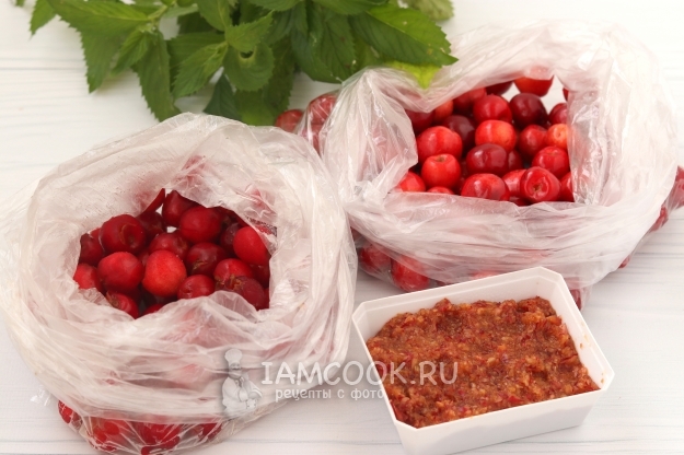 Заморозить черешню