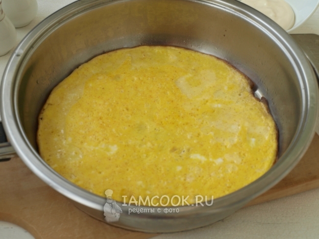 Пожарить омлет