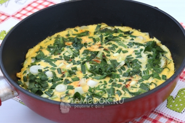 Пожарить омлет