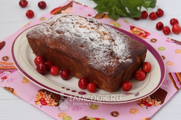 Фото кекса с черешней