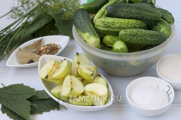 Порезать яблоки