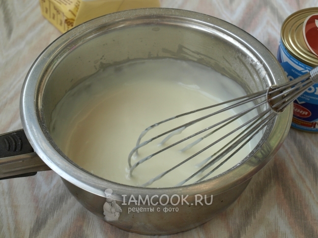 Сварить смесь до загустения