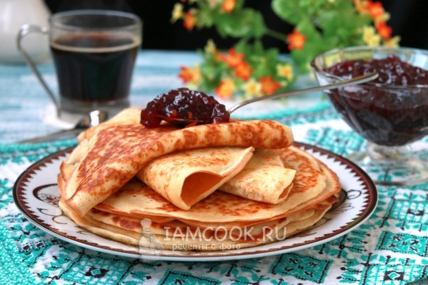 Рецепт блинов на манке дрожжевые