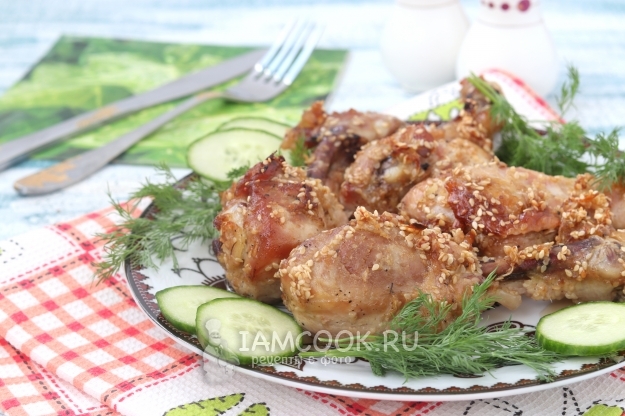 Фото курицы, запечённой по-восточному