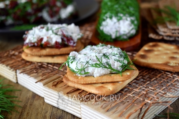 Рецепт форшмака с творожным сыром