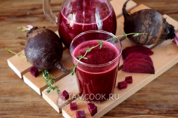 Фото смузи из свеклы с сельдереем