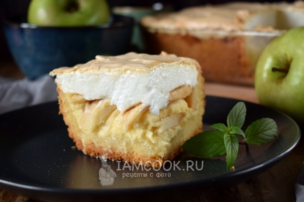 Рецепт королевского пирога с творогом и яблоками