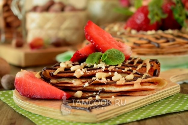 Рецепт блинчиков с кедровой мукой