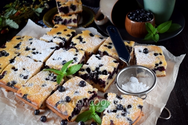 Фото финского пирога с черникой