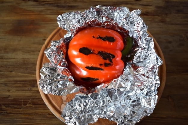 Запечь перец