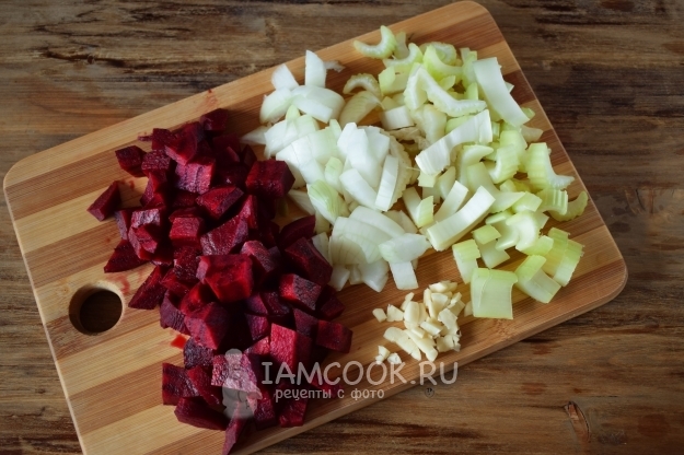 Порезать овощи