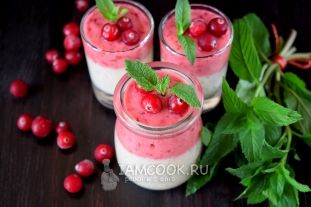 Фото ананасово-клюквенного смузи