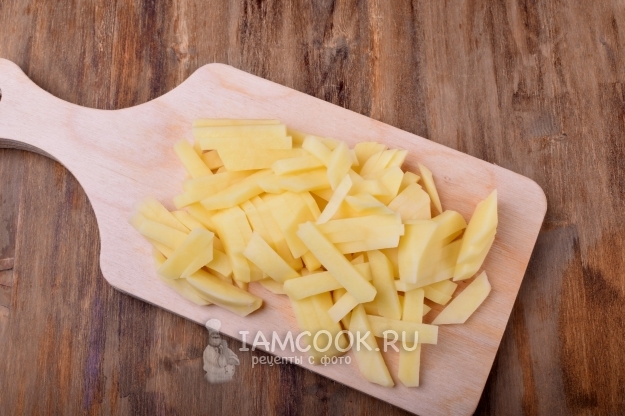 Порезать картофель