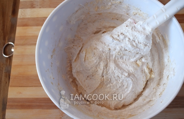 Размешать тесто