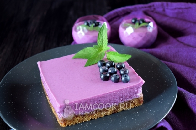 Рецепт черничного мусса (десерта)