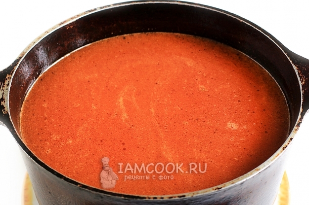 Влить бульон