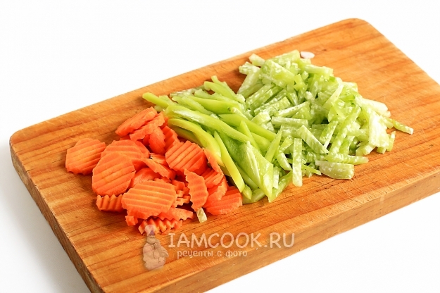 Порезать овощи