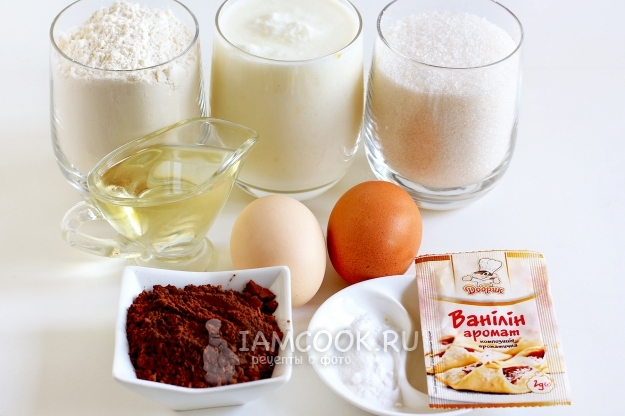 Ингредиенты для бисквита