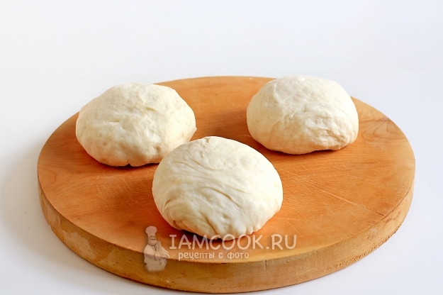 Разделить тесто на части