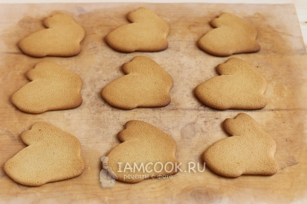 Фото пряника «Пасхальный заяц»