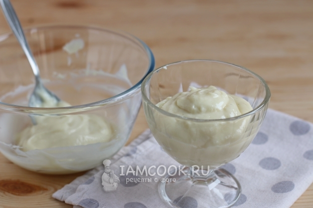 Фото классического заварного крема для эклеров