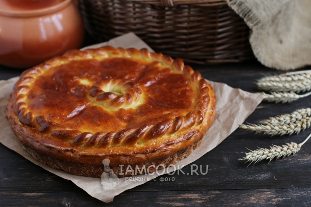 Рецепт пирога с мясом и грибами