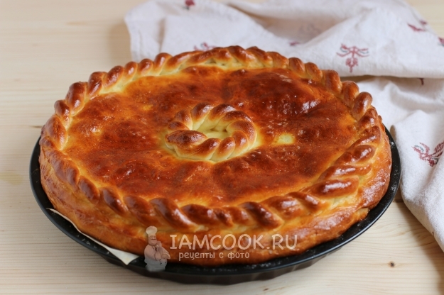 Фото пирога с мясом и грибами