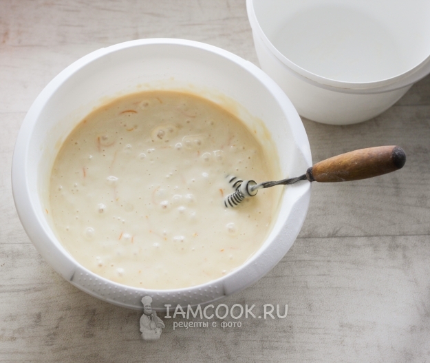 Размешать тесто