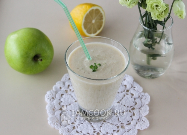 Рецепт смузи с яблоком и творогом
